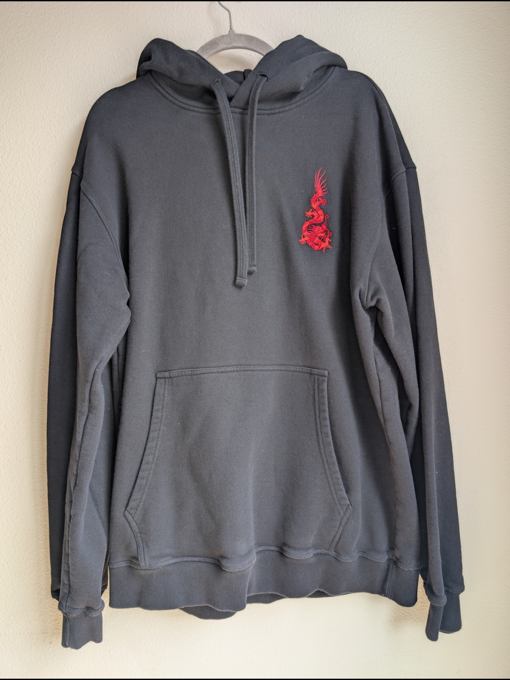Maharishi Men Original Dragon Embroidered Hoodie Size XL